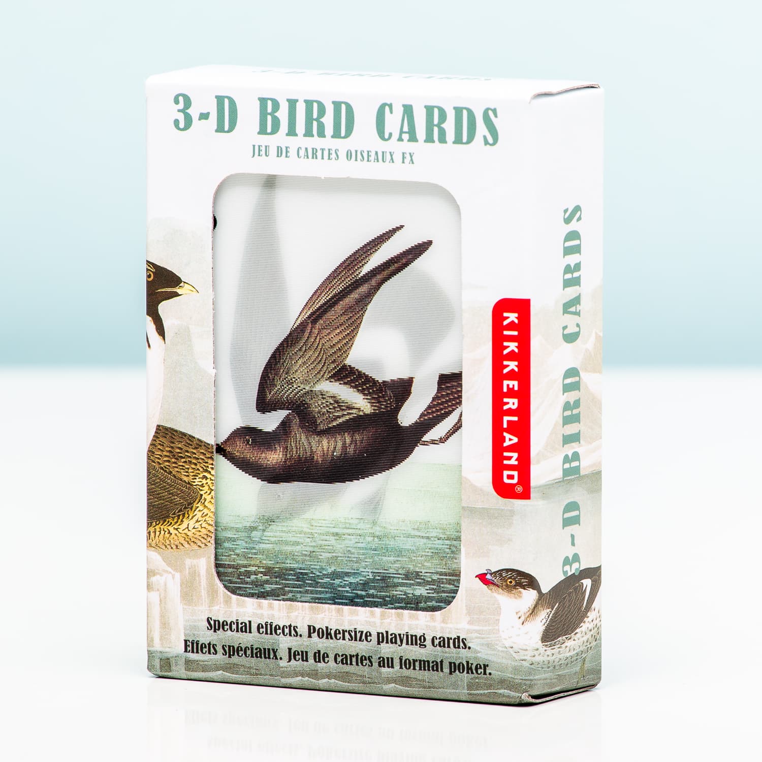 3D speelkaarten – Vogels