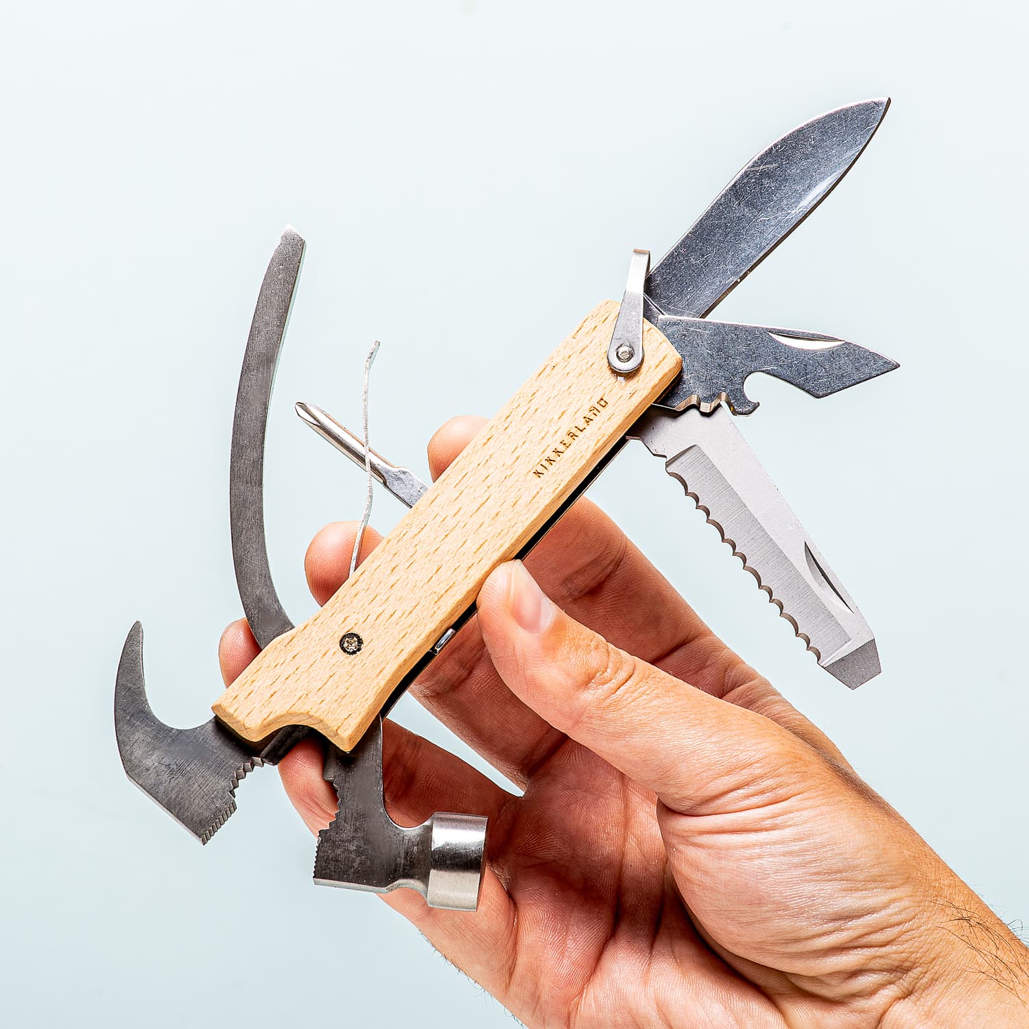 10-in-1 hamer van hout