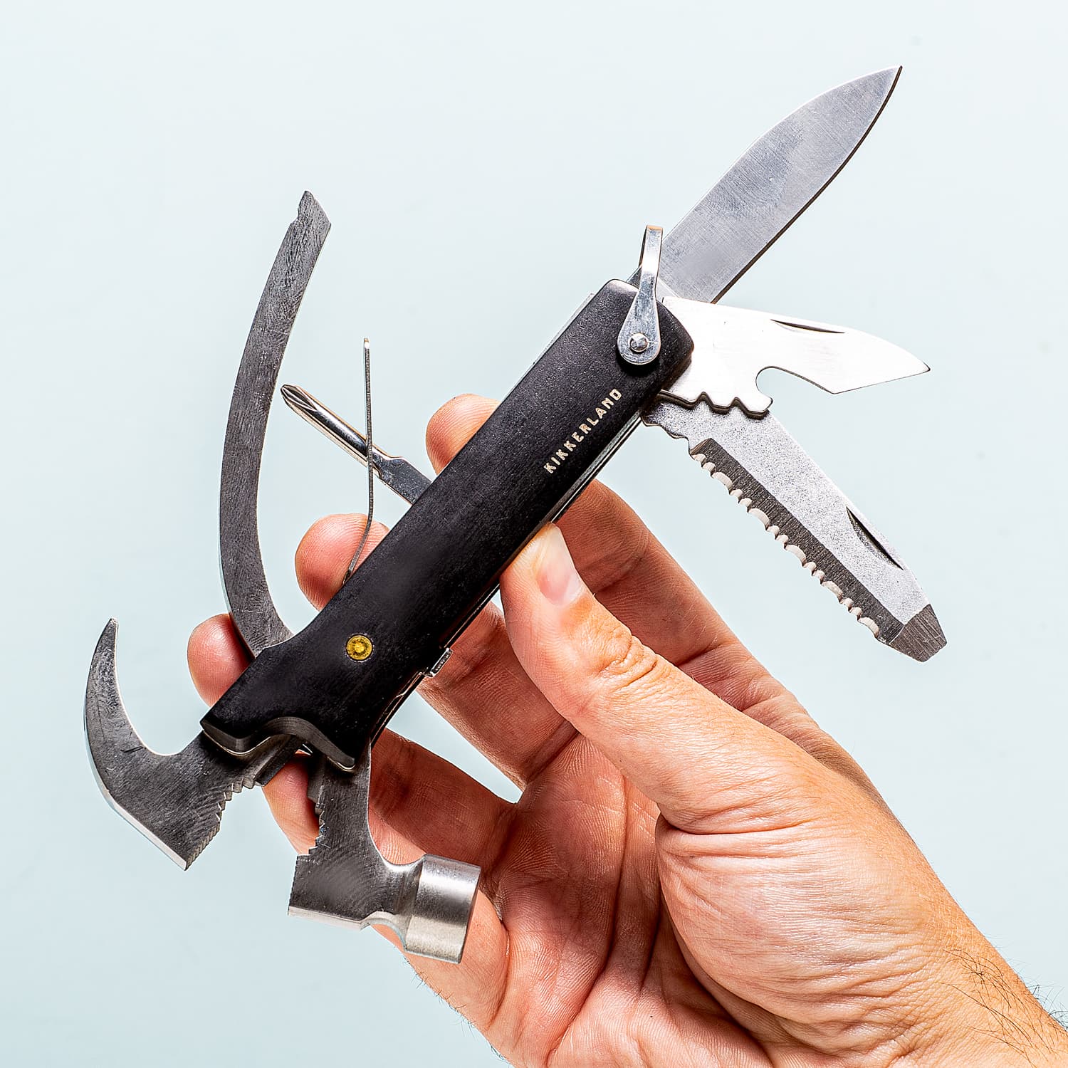 10-in-1 hamer van hout – Zwart