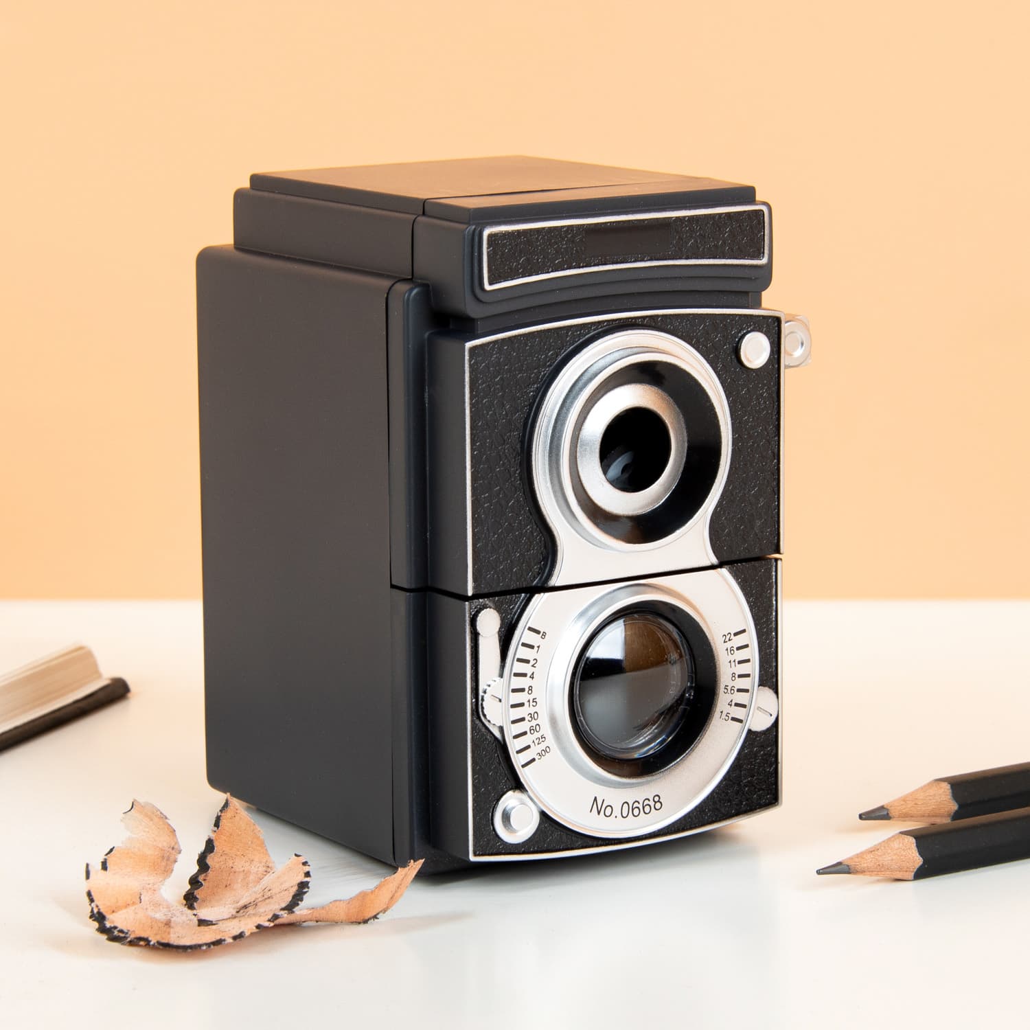 Automatische camera puntenslijper