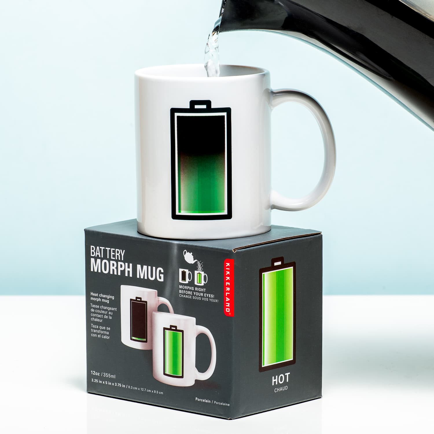 Warmtegevoelige mok Batterij