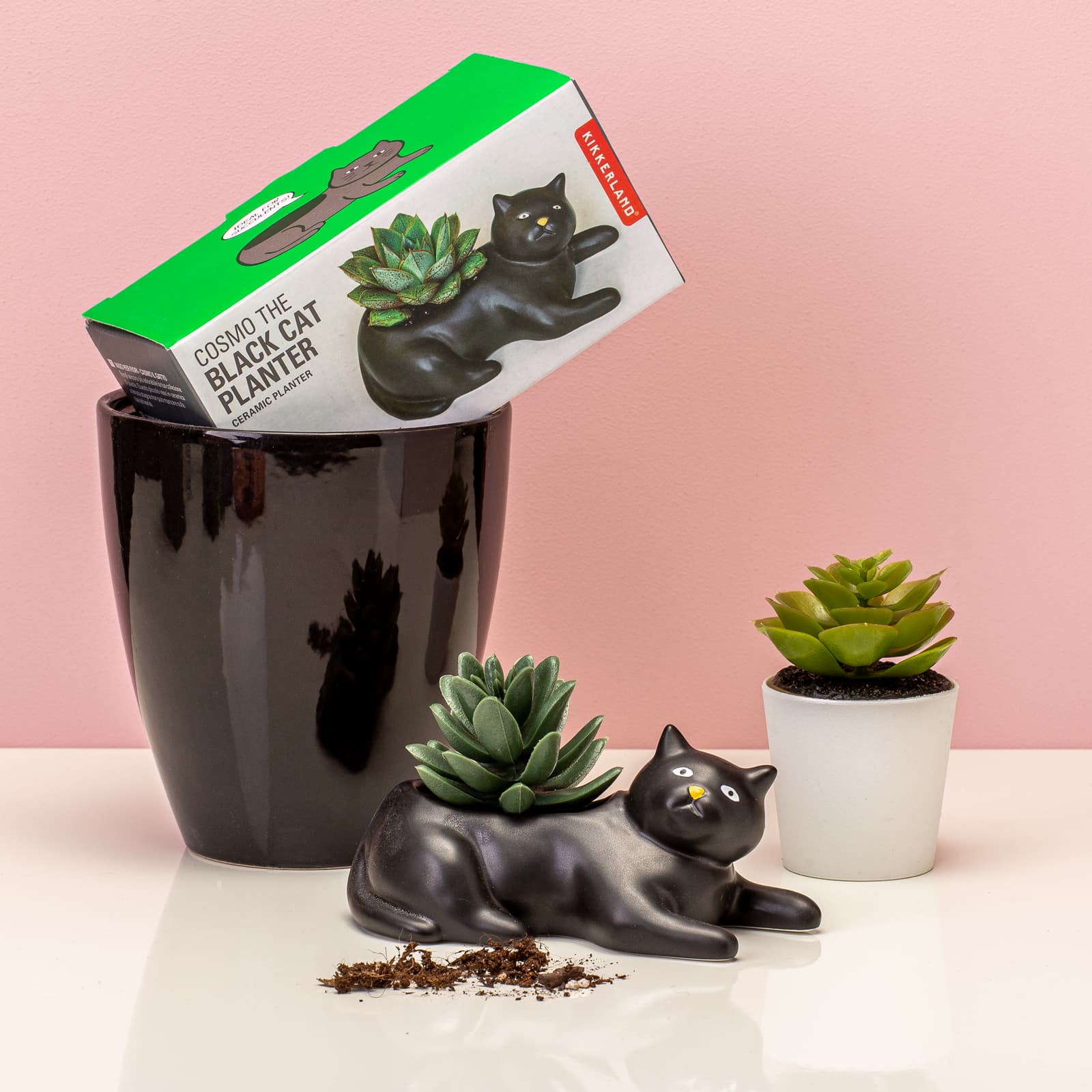 Huisdier Bloempot – Kat