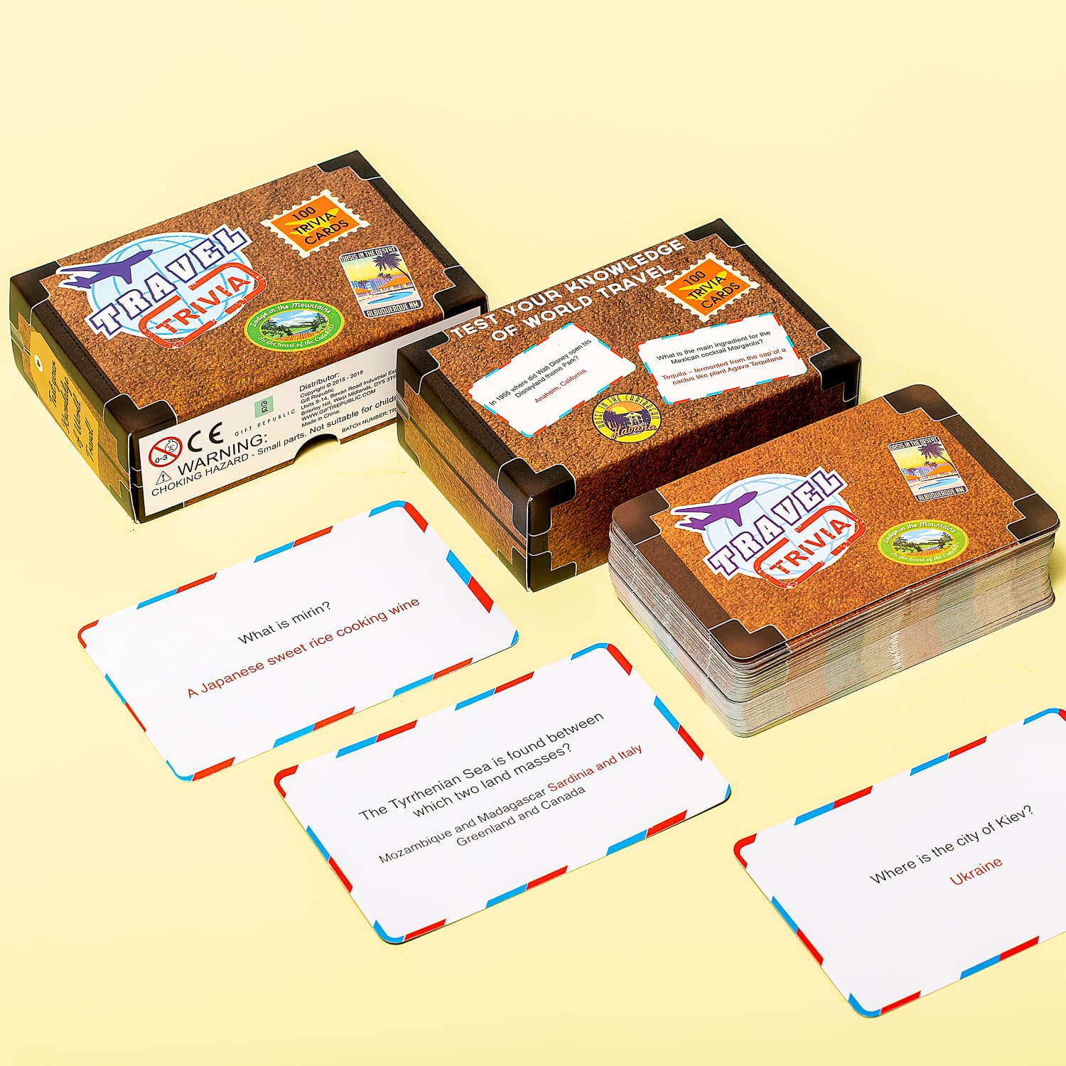 Trivia spel – Reizen