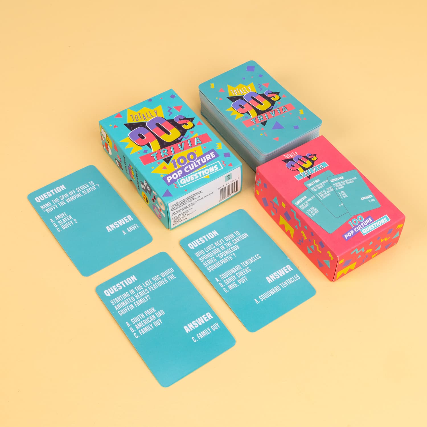 90s trivia spel – Popcultuur