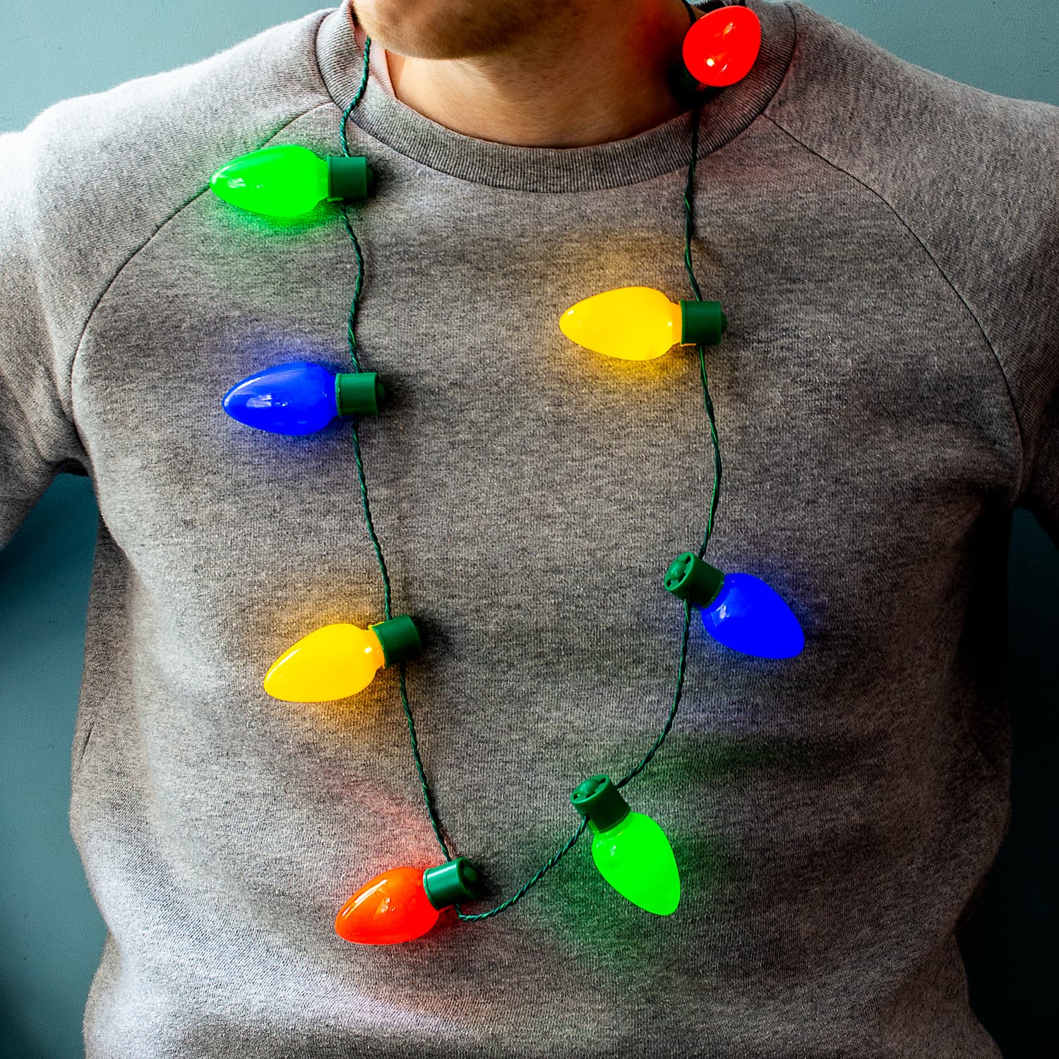 Lichtgevende ketting met kerstlampjes