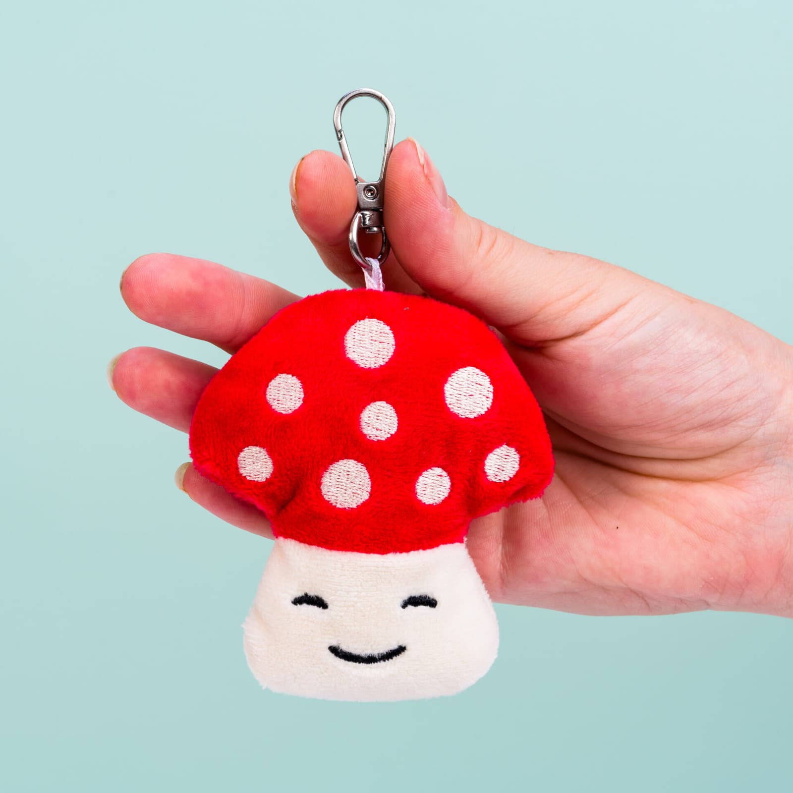 Knuffel sleutelhanger – Paddenstoel