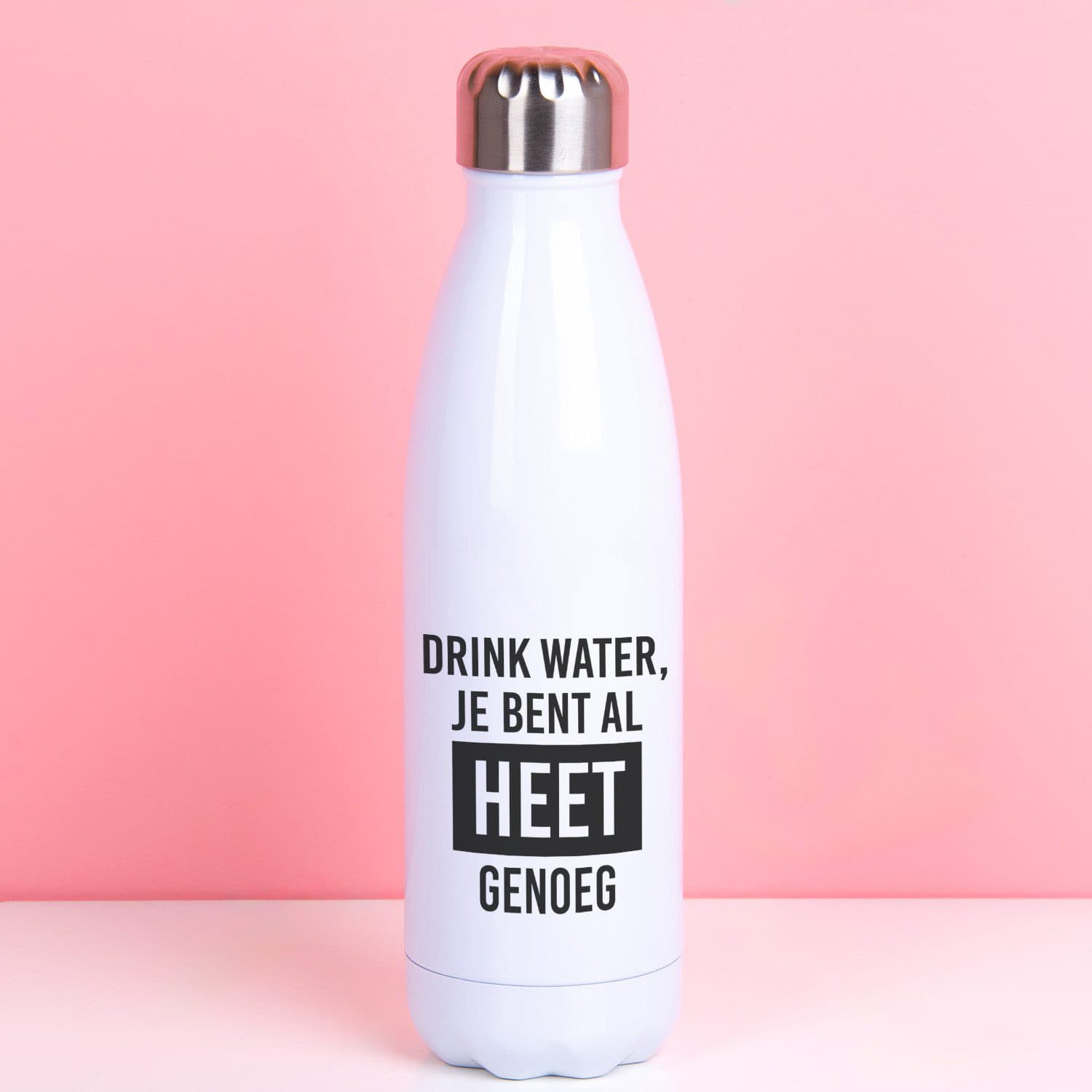Thermosfles Heet genoeg