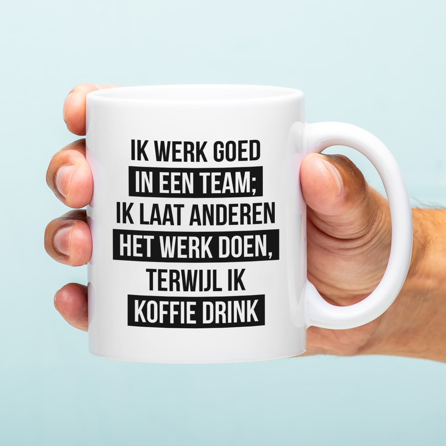 Mok Ik werk goed in een team