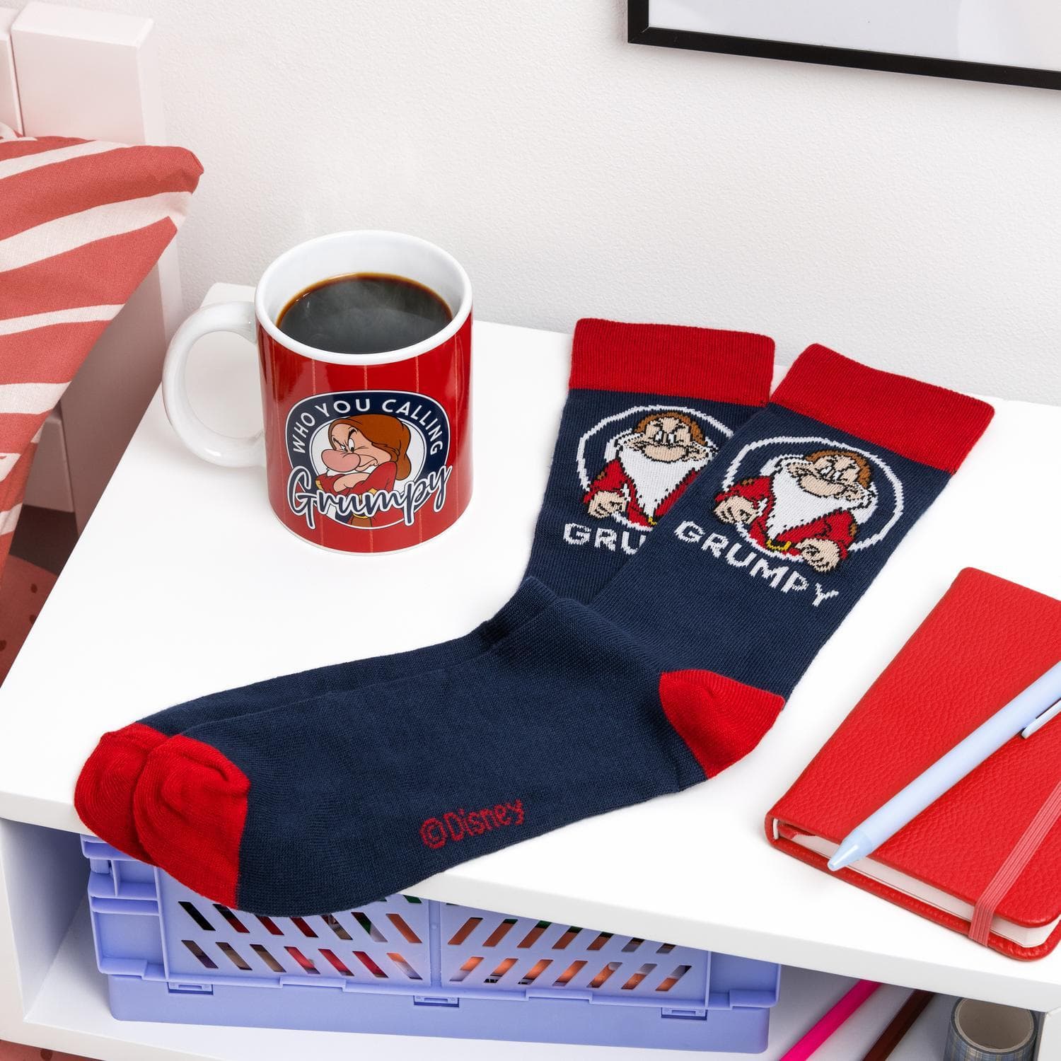 Disney Grumpy sokken en mok cadeauset