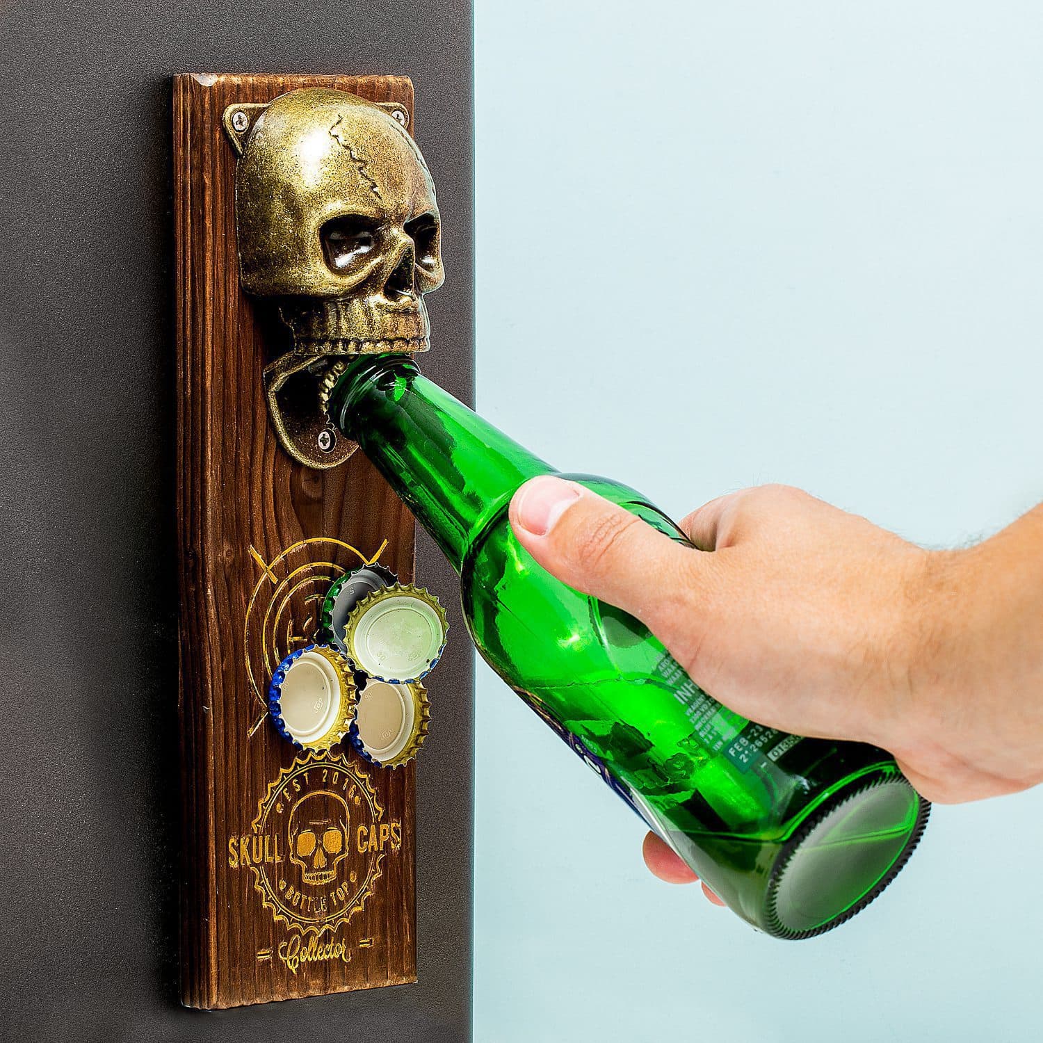 Schedel magnetische flesopener