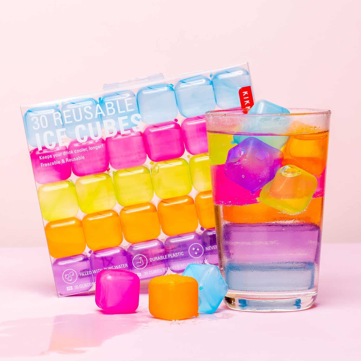 Plastic Ijsblokjes (Set Van 30) - Kleur