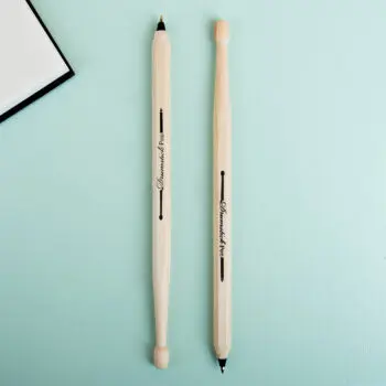 Drumstok pennen (set van 2)