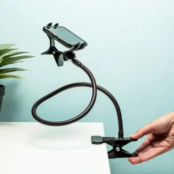 Smartphone houder met flexibele stang