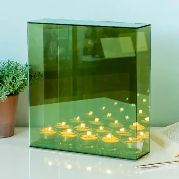 Infinity waxinelichthouder