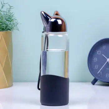 Kat waterfles - Zwart