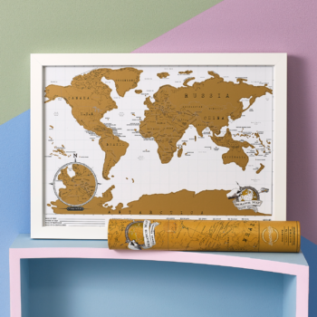 Scratch Map reiseditie kraswereldkaart