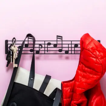 Muzieknoten rek - Kapstok