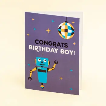 Wenskaart Congrats Birthday Boy