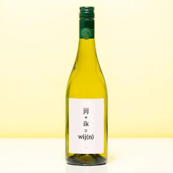 Wijnfles Jij ik wij(n) - Wit (Sauvignon Blanc)
