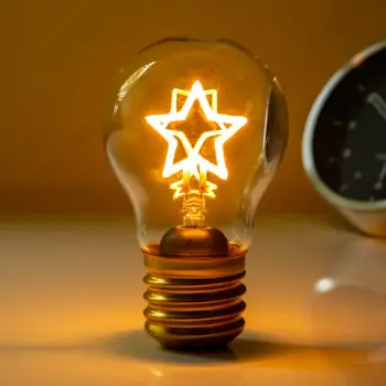 Oplaadbare LED filament lamp - Ster