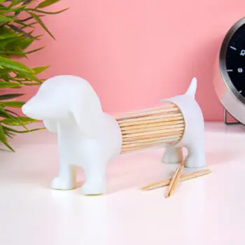 Teckel cocktailprikkerhouder