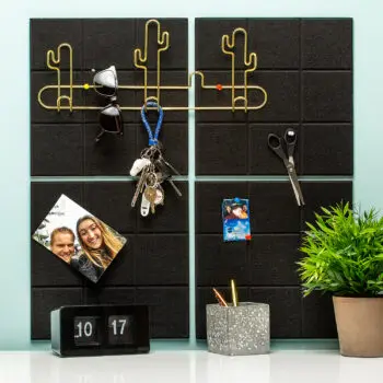 Zelfklevende vierkante prikborden (set van 4)