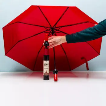 Wijnfles paraplu
