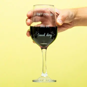 Good Day Bad Day wijnglas