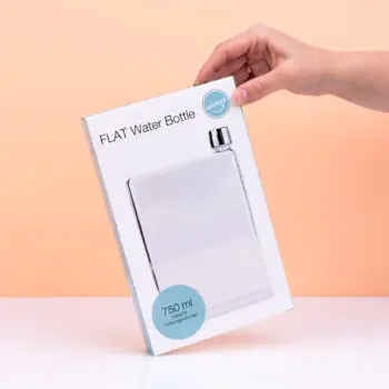 Platte waterfles (750 ml)