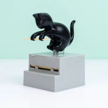 Frisky kat cocktailprikkerhouder