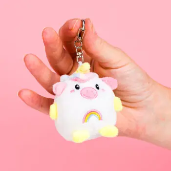 Eenhoorn knuffel sleutelhanger