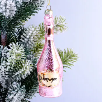 Champagne kerstbal