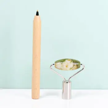 Jade gezichtsroller met pen