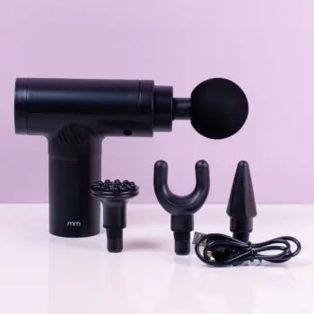 Massage gun met opzetstukken