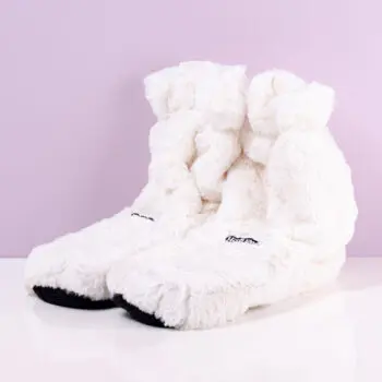 Hot Feet magnetron sloffen - Hoog/wit