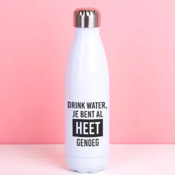 Thermosfles Heet genoeg