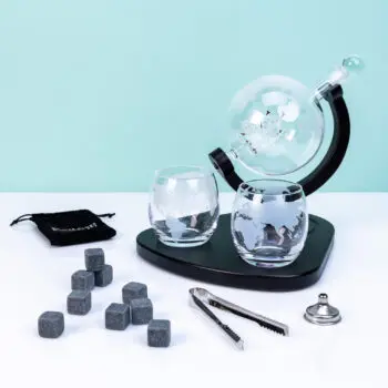 Globe decanteerset met glazen - Deluxe
