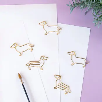 Huisdier paperclips (set van 5) - Hond