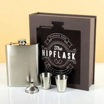 Essentials boek met keukengerei - Heupflacon