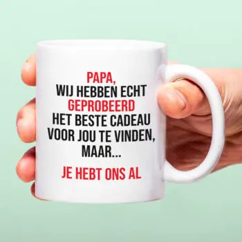 Mok Papa we hebben het geprobeerd