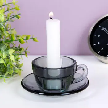 Theekop waxinelichthouder - Groen