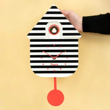 Koekoeksklok - Zwart/wit gestreept