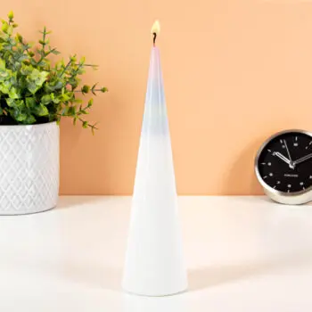 Regenboog druipkaars