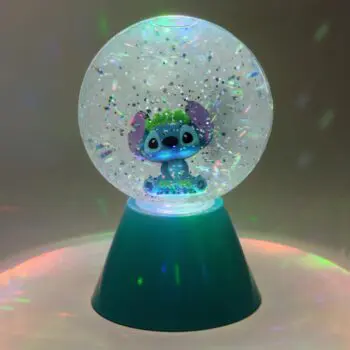Disney Stitch glitterbal met ledverlichting