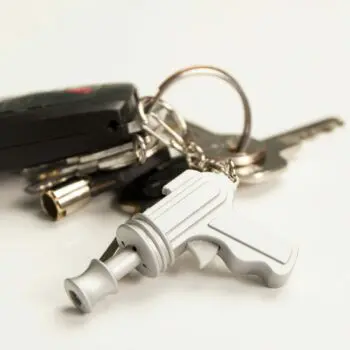 Space gun sleutelhanger