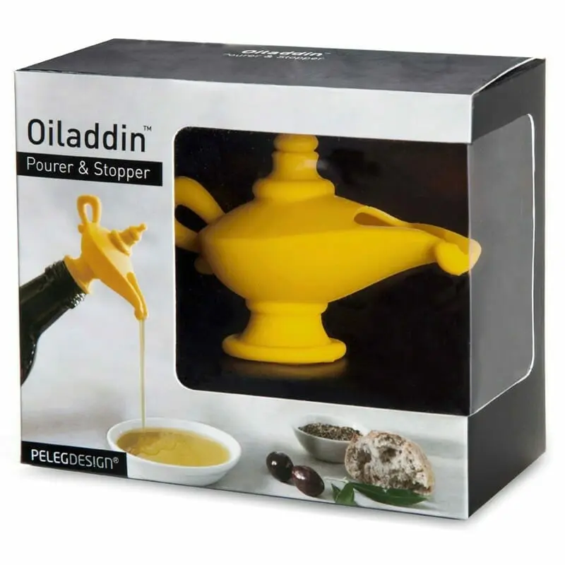 Oiladdin olieschenker en stopper
