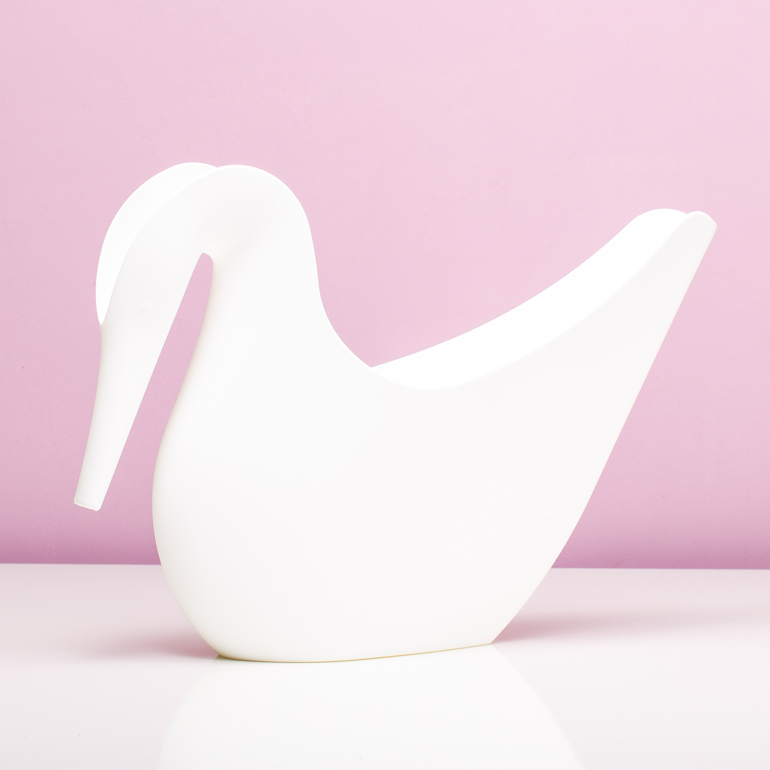 Swan Watering Can, White