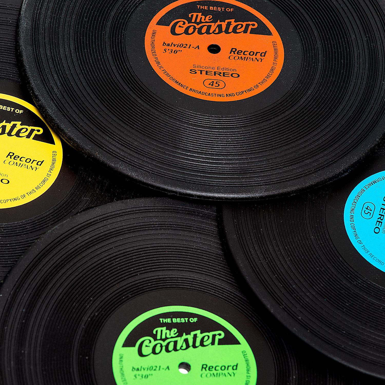opvoeder passagier Streven Vinyl onderzetters (set van 4) van Balvi kopen bij Cadeau.