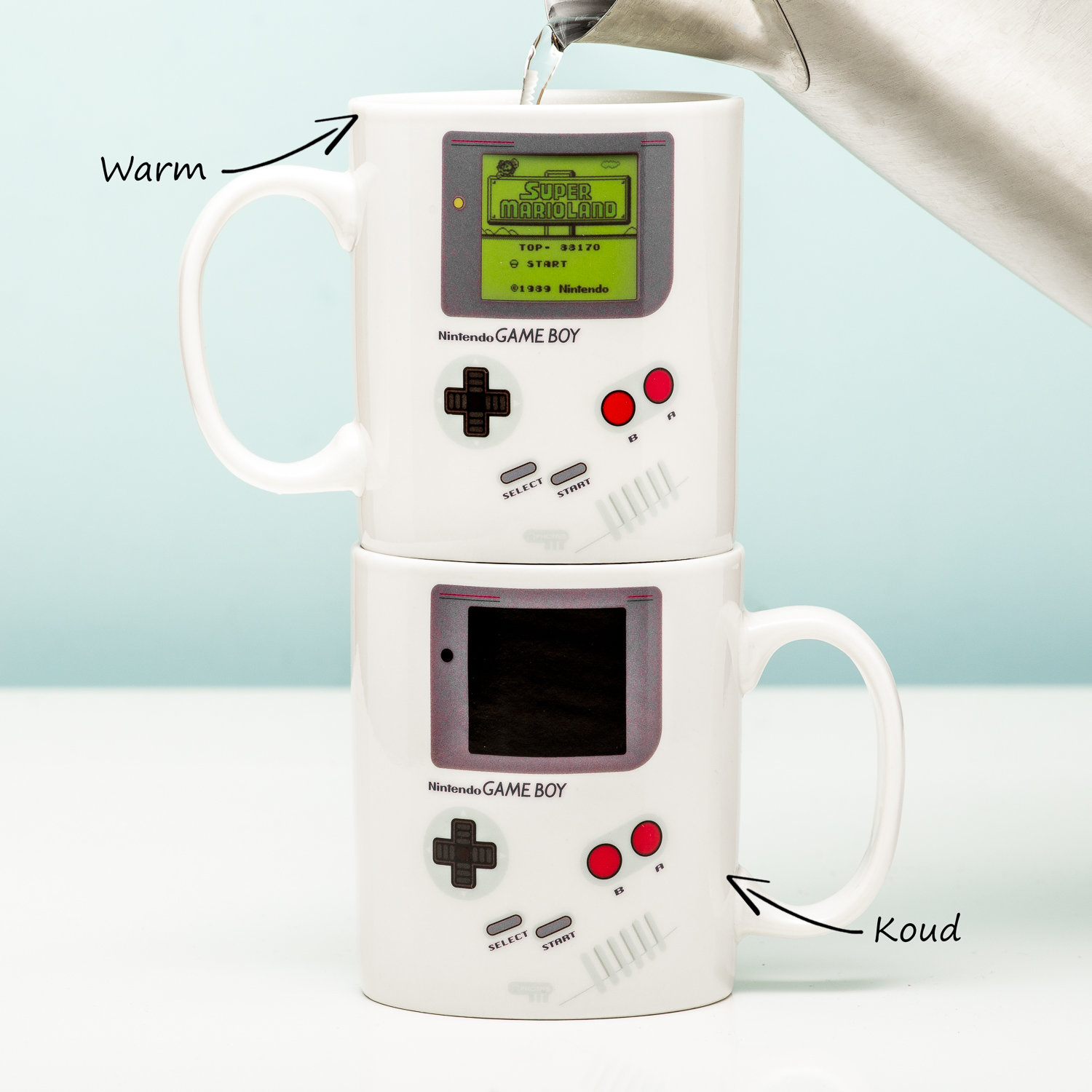 Nintendo Game Boy Warmtegevoelige Mok