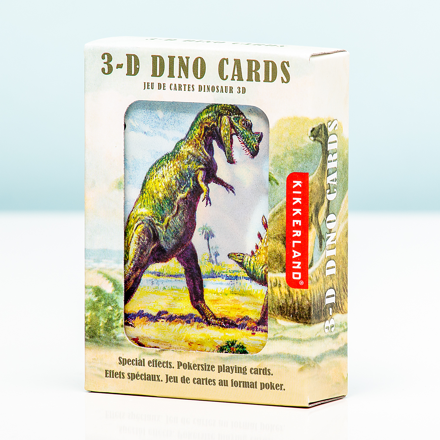 3D Speelkaarten - Dinosaurus